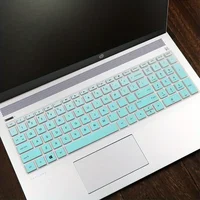 Protecteur de clavier en silicone uniquement pour les couvertures de clavier d'ordinateur portable HP série 15 4