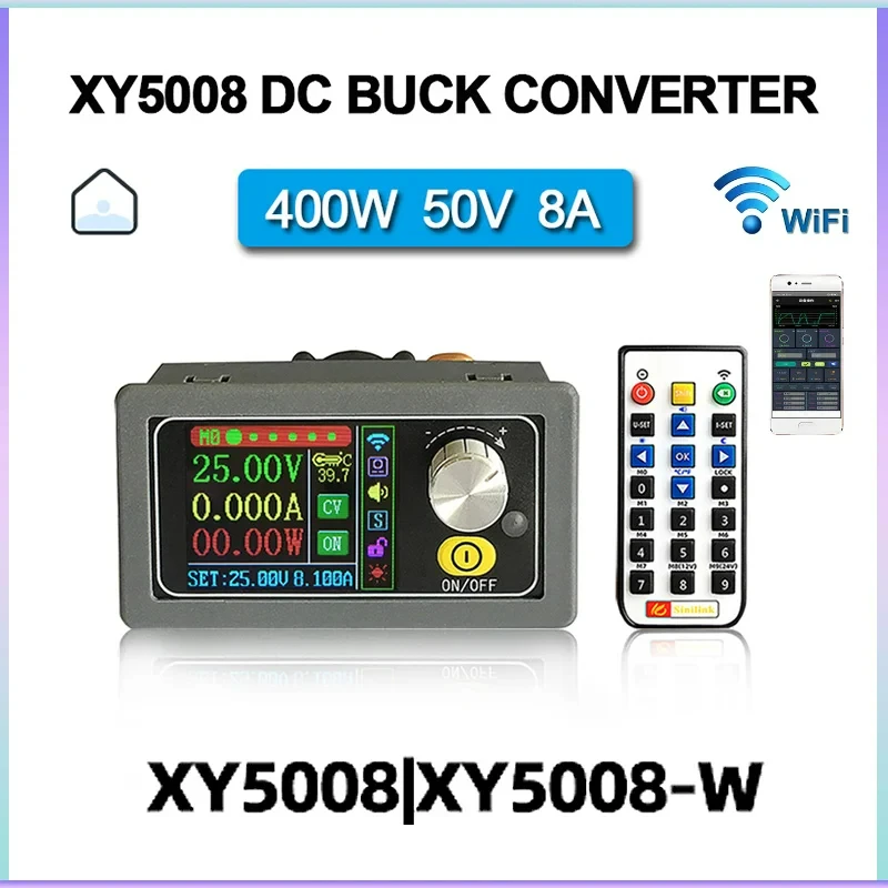 XY5008-XY5008W-DC-Buck-Converter-Adjustable-CC-CV-50V-8A-400W-Power ...