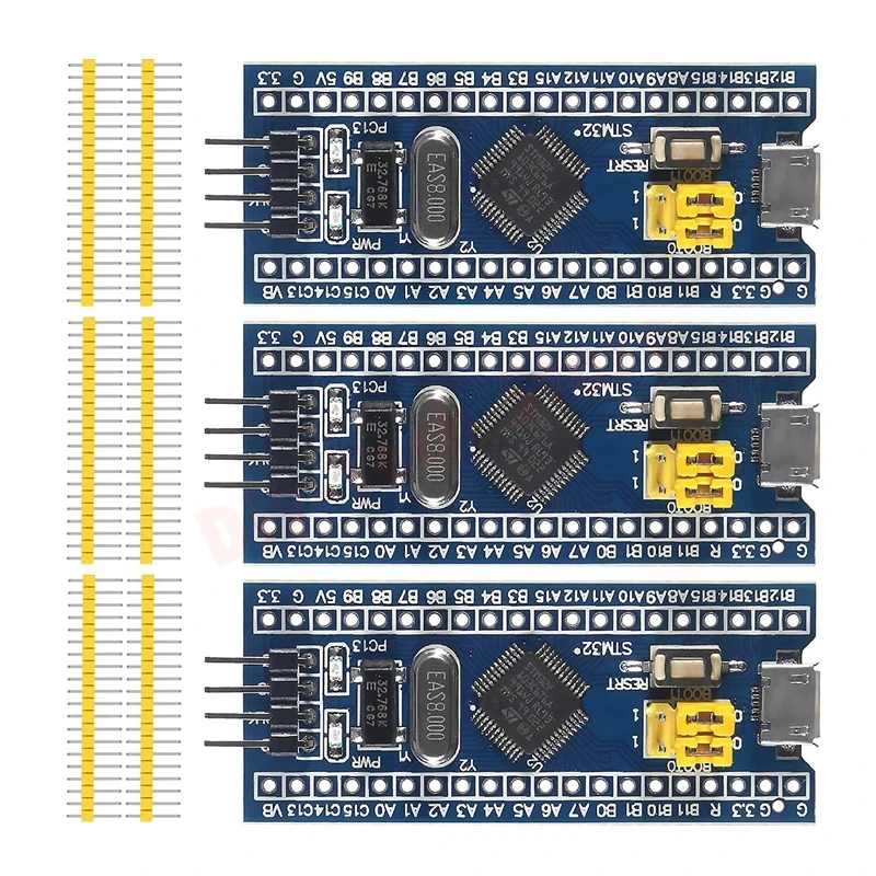 

3pcs STM32F103C6T6 Minimum System Development Board with Imported Chip STM32 ARM Core Learning Board Module for Arduino