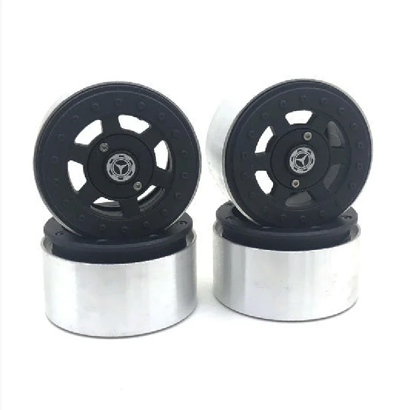 4 шт., алюминиевые колесные диски для радиоуправляемых моделей 2,2 дюйма, 61 х36 мм