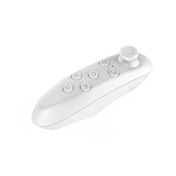Wireless Bluetooth Gamepad Remote Control for VR Glasses and Multimedia Devices (White)