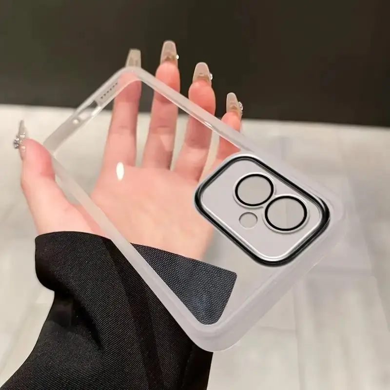 Translucent Matte Phone Case with Camera Protection