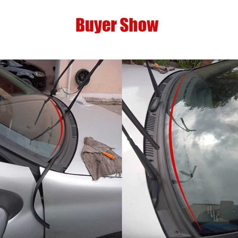 Car Rubber Seals Front Windshield Panel Moulding Rubber Seal Strip for BMW E90 E60 E39 E36 F30 F20 E91 E34 F31 X5 E70 E53 M G30