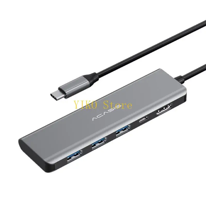 K32C USB 허브 어댑터 멀티 PC 노트북 노트북 수신기용 5 포트 분배기