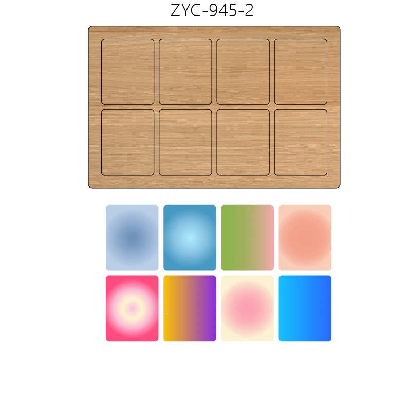 ZYC-945 square  wooden cutting molds are suitable for use in die-cutting machines