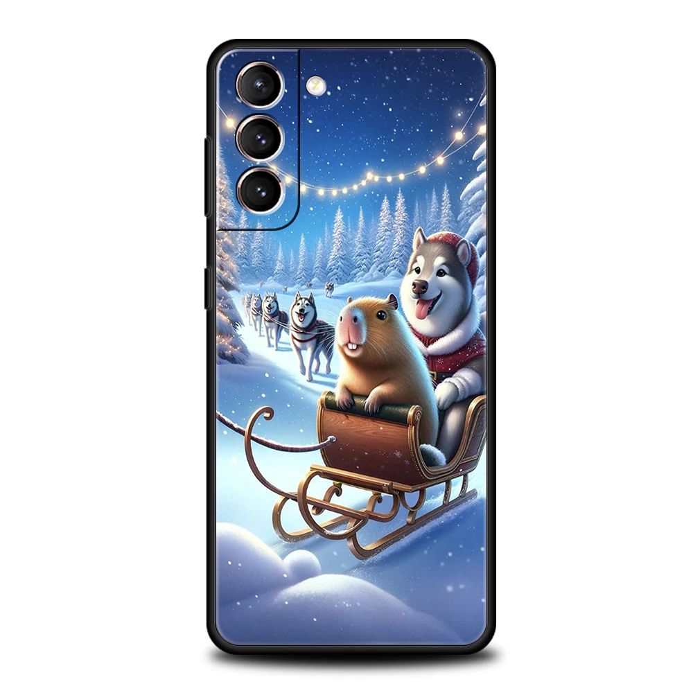 Adorable Capybara Soft TPU Phone Case Cover