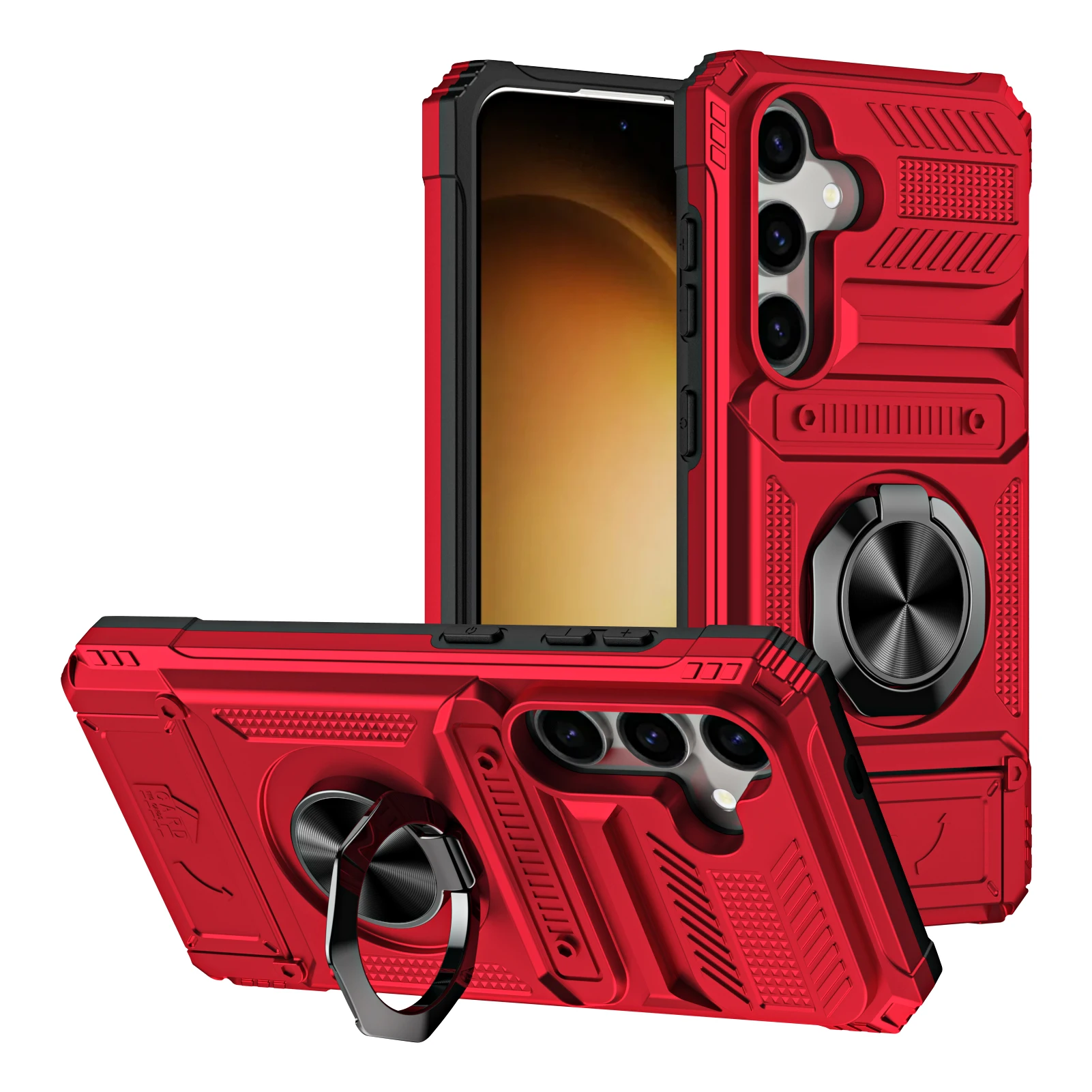 Durable Shockproof Wallet Phone Case with Kickstand and Card Holder - Fits TCL 5G Phones