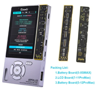 Qianli Apollo Battery Recovery Programmer For iPhone 7 8 Plus X XS 11 12 13 Pro Max 12 Mini Battery Cycle Health Data Edit Tool