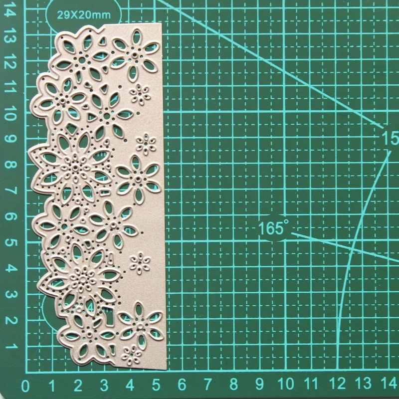 Fustella Per Stencil A Forma Di Fiore - In Metallo Per Scrapbooking E Biglietti Fai Da Te - Foto 4