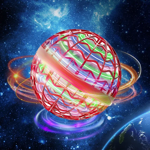 Original Fly Ball Boomerang Flyorb Magic Belt LED Light Drone Hover Ball Flight Nova Orb Fly Spinner Fidget Toys Kids FamilyGift