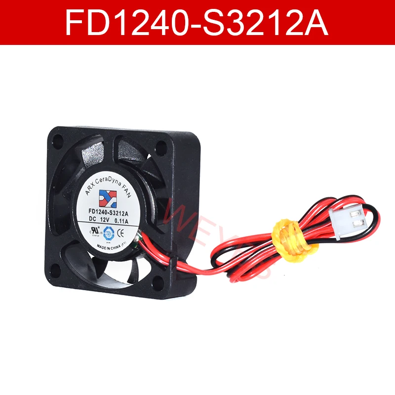 ARX FD1240-A2033A DC12V 0.11A 40*40*20MM 3 Fils Silencieux