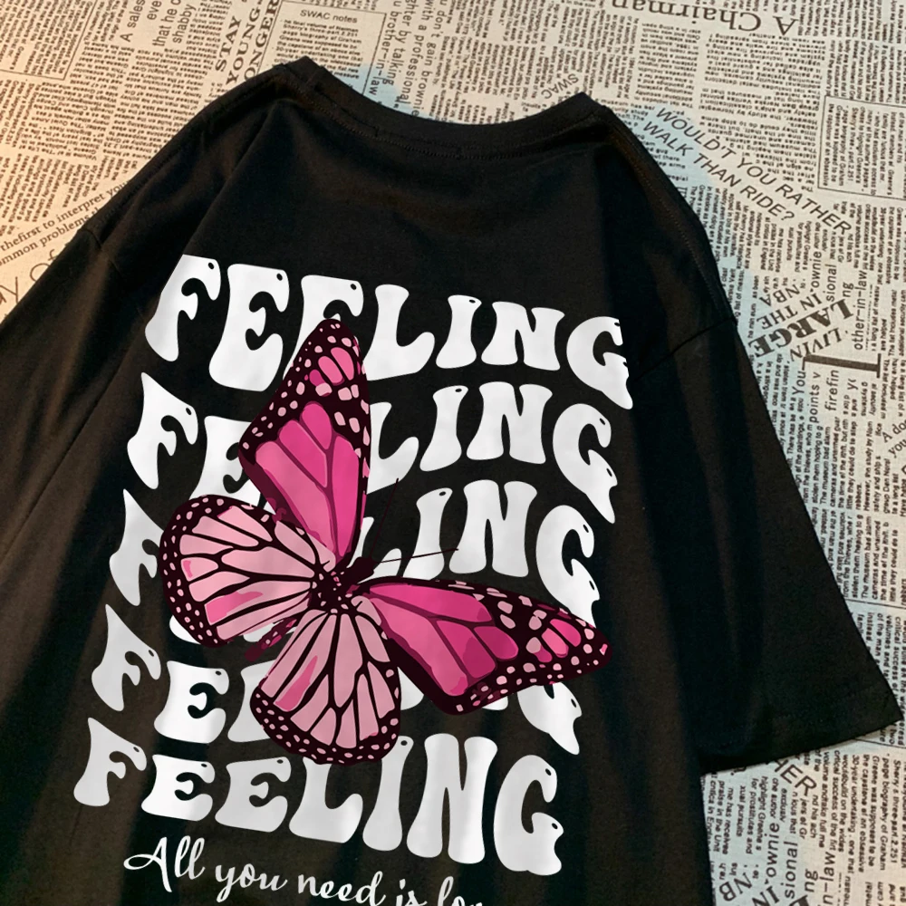 Camiseta-inspirada-en-una-mariposa-para-hombre-y-mujer-ropa-informal ...