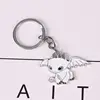 Cartoon Toothless Dragon Keychain Couple DIY Pendant, Men's and Women's Ring Inlaid with Personalized Creative New Style 4