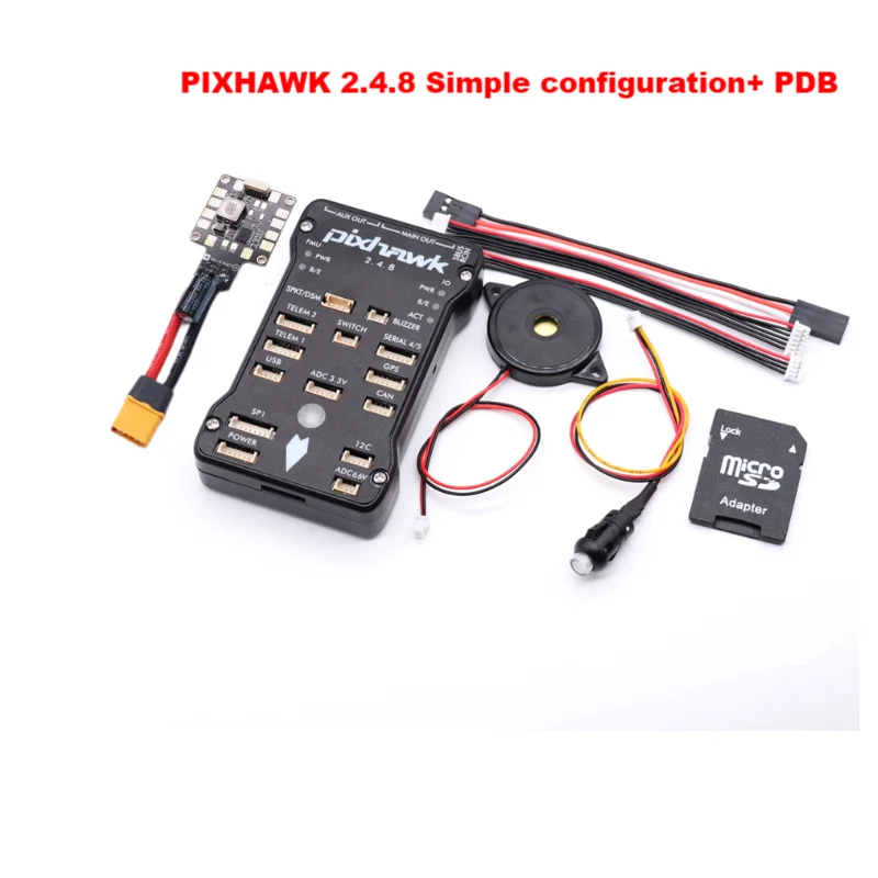 

2.4.8 Pixhawk PX4 PIX 2.4.8 32 Bit Flight Controller Autopilot with PM02 V3.2 Power Module (12S) Quadcopter Ardupilot