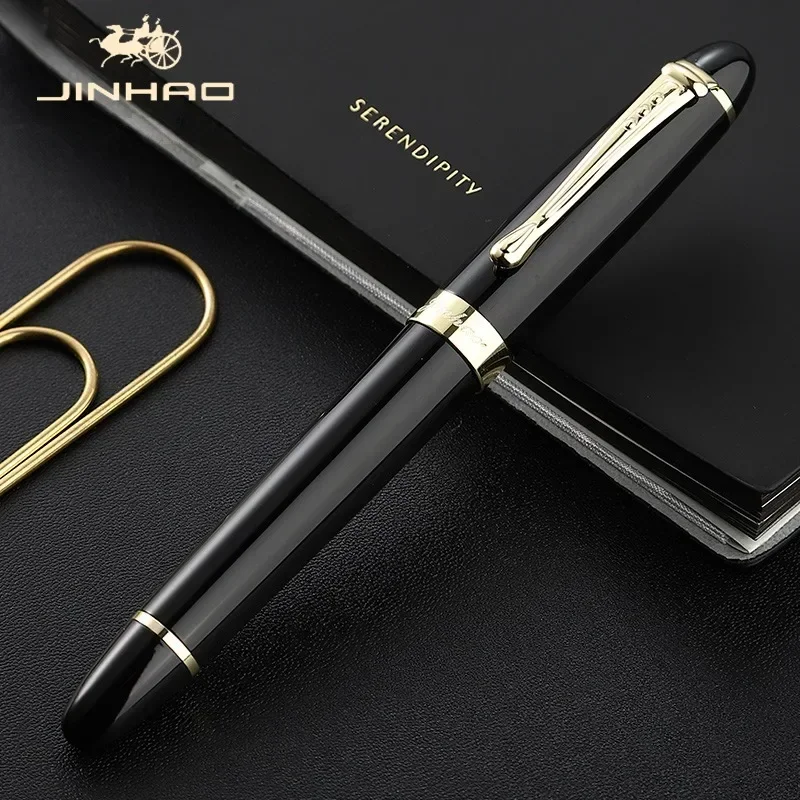JINHAO 고급 만년필 하이 퀄리티 금속 잉크 펜, 사무용품, 학교 필기용품, 문구, M/1.0 펜촉, X450