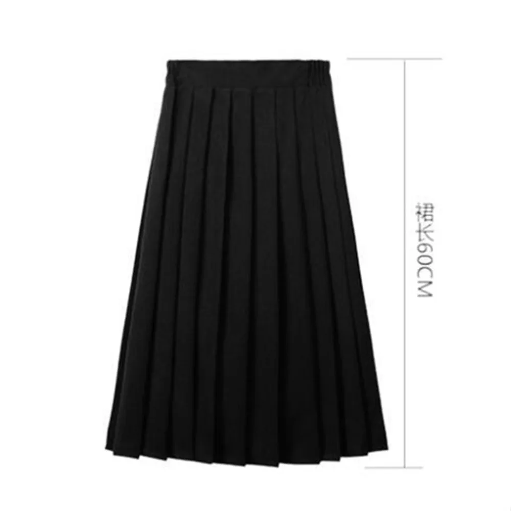 2023 Fashion New Pleated Skirts Women S-5XL Vintage Young basic Leisure Korean All-match Autumn High Waist Female Faldas College 6
