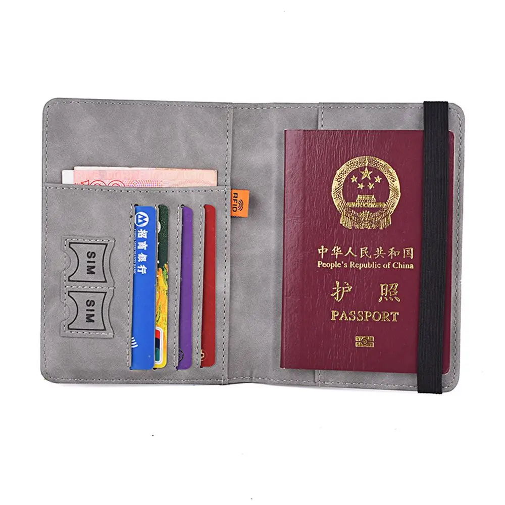 ID 은행 카드 보관 가방 지갑, 문서 정리함 케이스, 동전 지갑, 여권 책 지갑 케이스, 여권 거치대 여권 커버