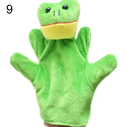 1pcs Animal Hand Puppet Cat Dolls Plush Hand Doll Early Education Learning Toys Children Marionetes Puppets for telling story 4