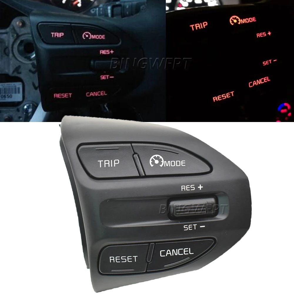 Premier Quality Cruise Control Buttons Switch Steering Wheel Button For Kia Rio (K2 ) 2016 2017