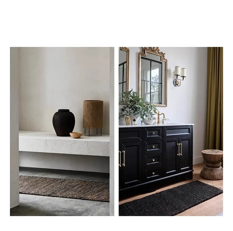 

Напольные коврики GY1082 ручной работы в японском и американском стиле для индийских импортных ковриков из джутовой шерсти