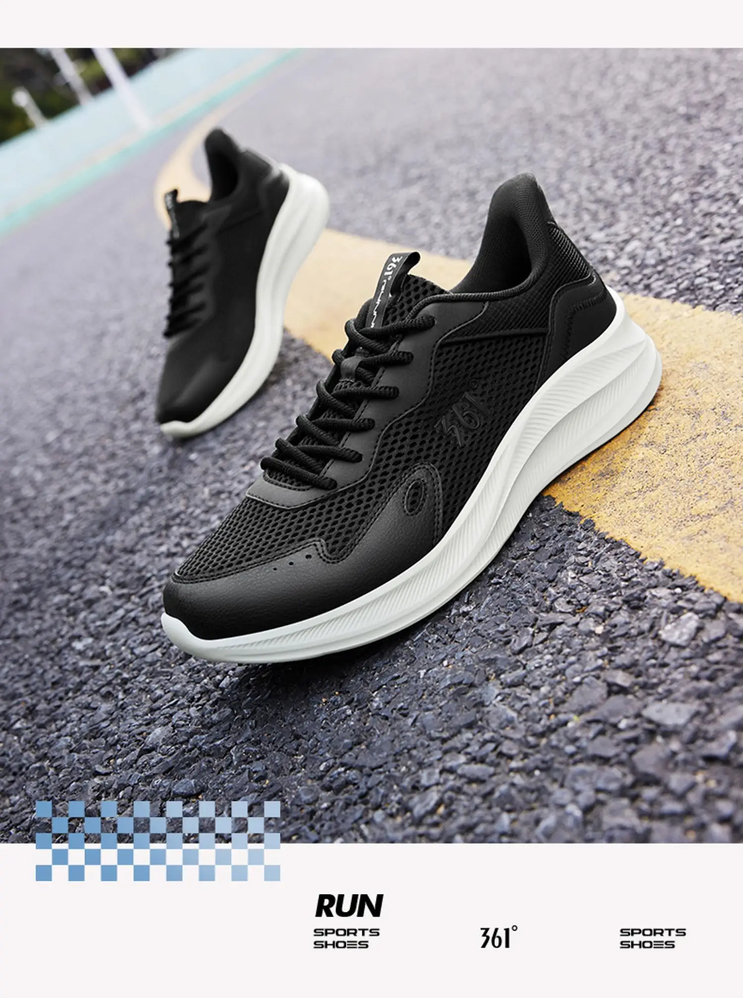 361 Degrees Men Running Shoes - Versatile Use