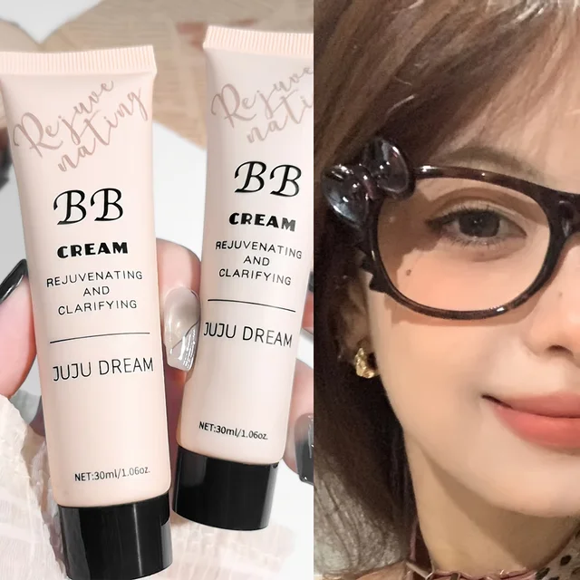 Natural Concealer BB Cream, moisturizing and nourishing, Korean natural translucent primer, long-lasting for all skin types