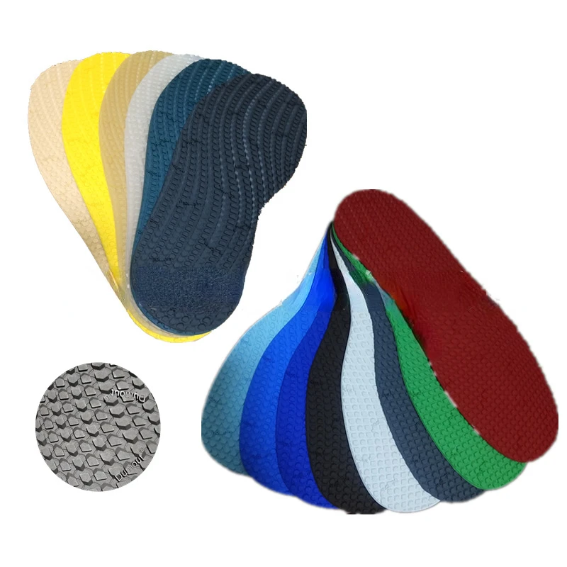 Oxford Rubber Insole Replacement Shoe Protectors Anti Slip Full Soles Cushion Patch Repair Wear-Resistant Outsoles Pad 1 Pair