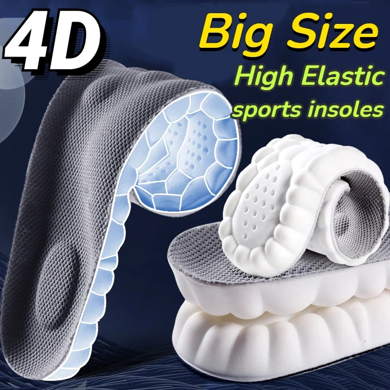 รูปสินค้า แผ่นรองเท้ากีฬา 4D นุ่มสบาย รองรับแรงกระแทก