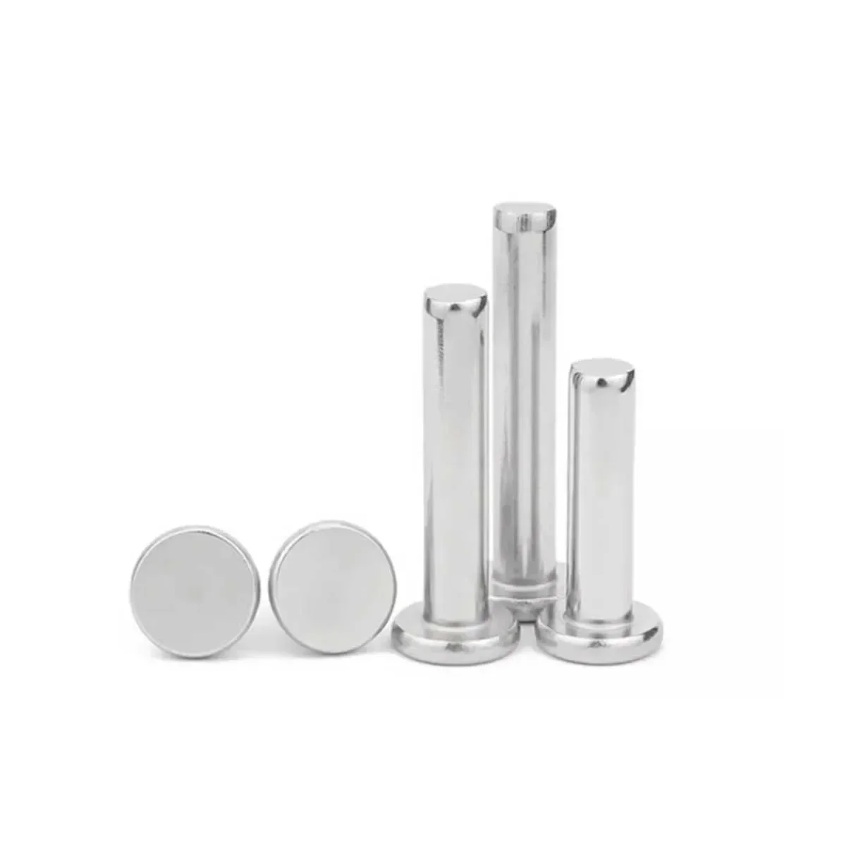 304 Stainless Steel Flat Head GB109 Impact Type Solid Rivet M4M5