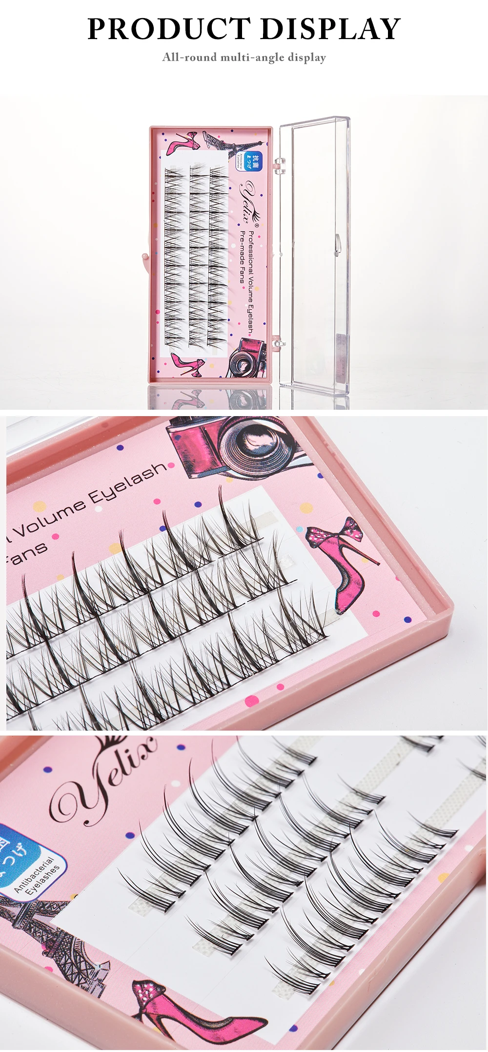 Yelix Upgrade A-type Eyelashes Manga Lashes Natural Individual Cluster Quick Diy Eyelash Extensions Kit Cosplay -Zentai shop online S43af0b203278430a868ff82d61c92a3et.jpg