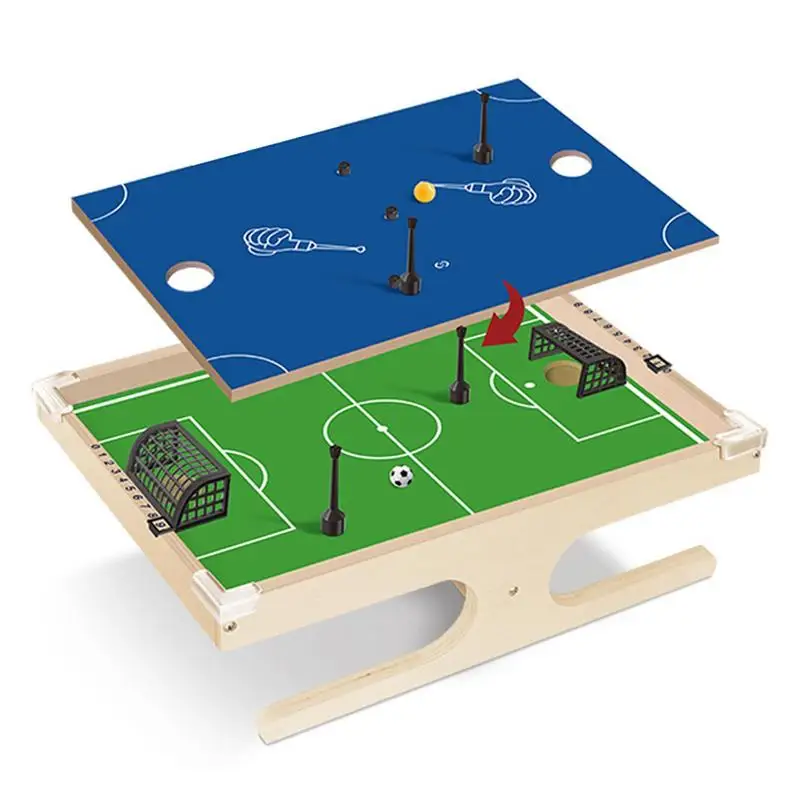 Mini Football Board Match Game Kit Magnetic Tabletop Soccer Toys For Kids Educational Sport Outdoor Portable Table Games indoor mini folding soccer goal post net set pump home game outdoor games toys kids sports training equipment