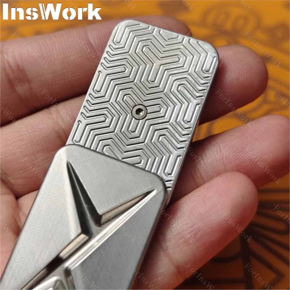 YC EDC Titanium Unlimited Push Slider Breakthrough Fidgets