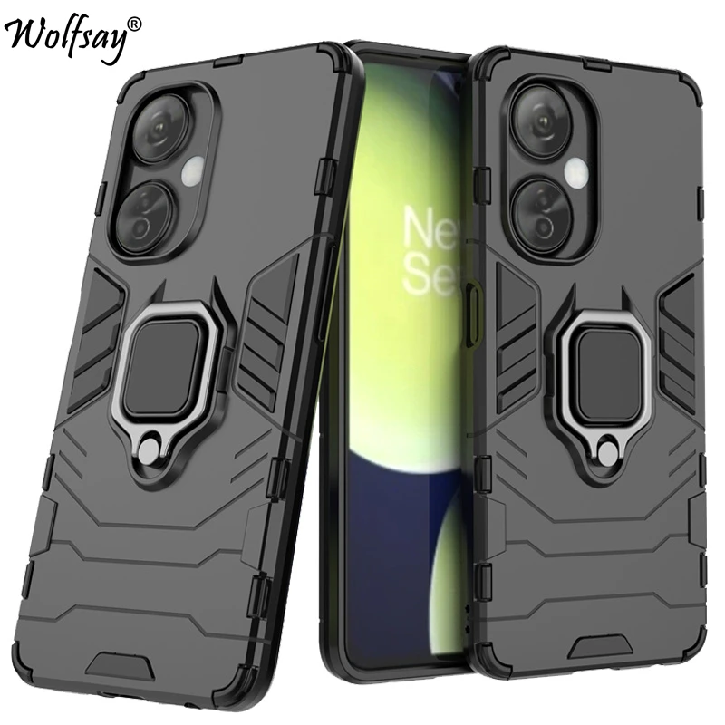 Custodia Flip Portafoglio In Pelle Per OnePlus Nord CE 3 Lite – Magnetica Con Slot Carte, Supporto, Antiurto, Nero