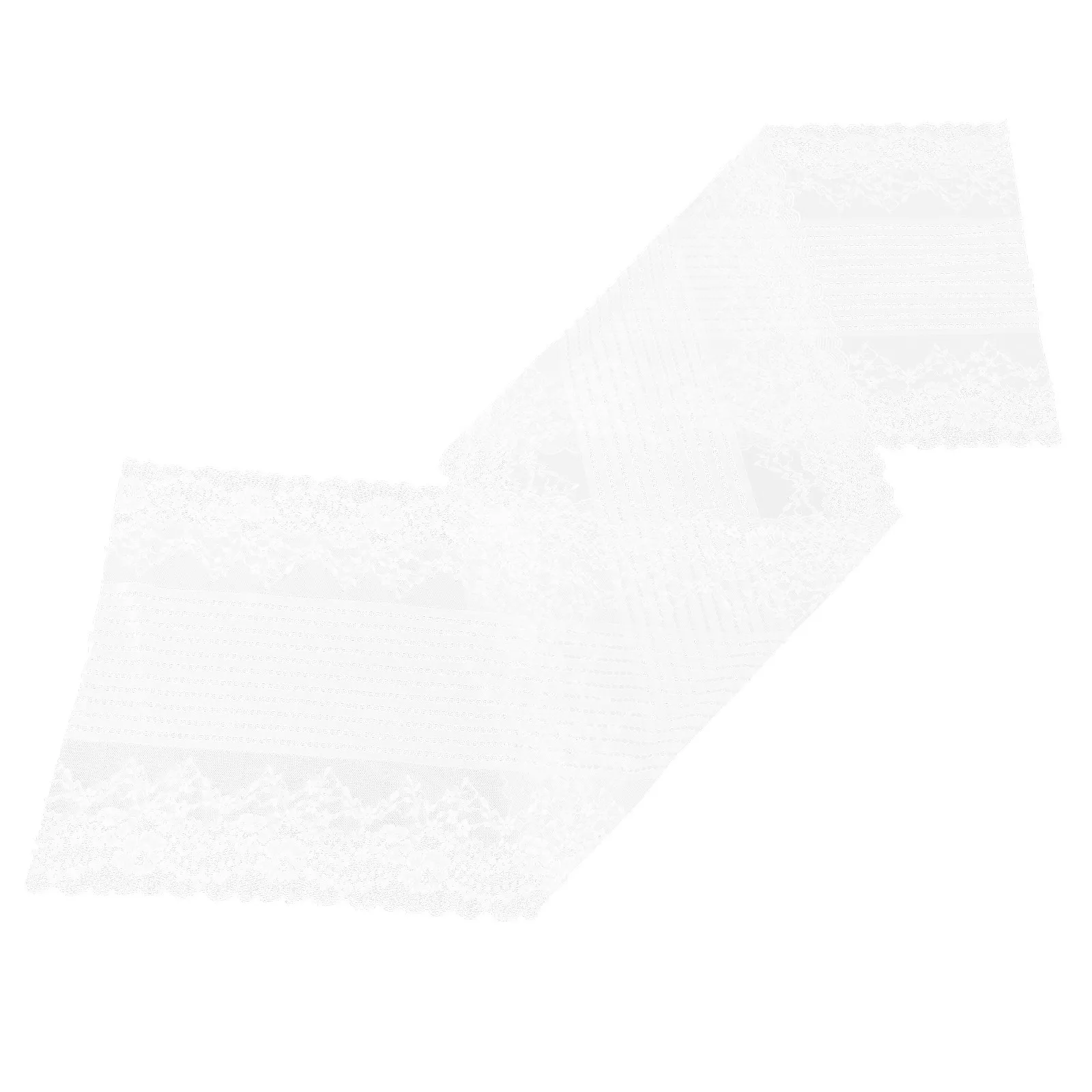 Weißer Spitzen-Tischläufer, 120 Zoll, für Hochzeit, Zuhause, Party, Dekoration, rustikale, schicke Tischdecke, Brautparty-Dekoration