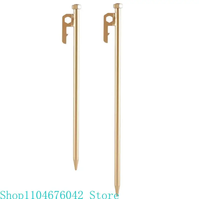 Compact Tent Pegs 25/30cm Outdoor High Strength Stainless Steel Tent Nails Camping Spike Canopy Peg Camp Stake