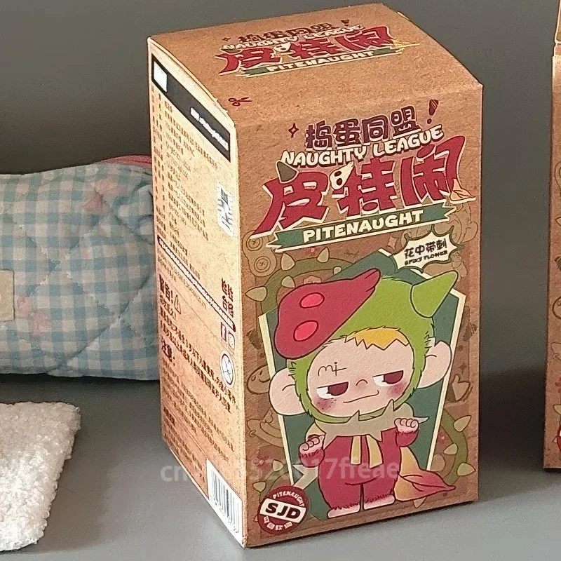 Pitenaught Naughty League Series Blind Box Toy Kawaii Pitenaught Plush Mystery Box SJD Doll Action Figure Surprise Bag Girl Gift
