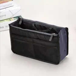 Deluxe Portable Travel Toiletries and Makeup Organizer (Black)