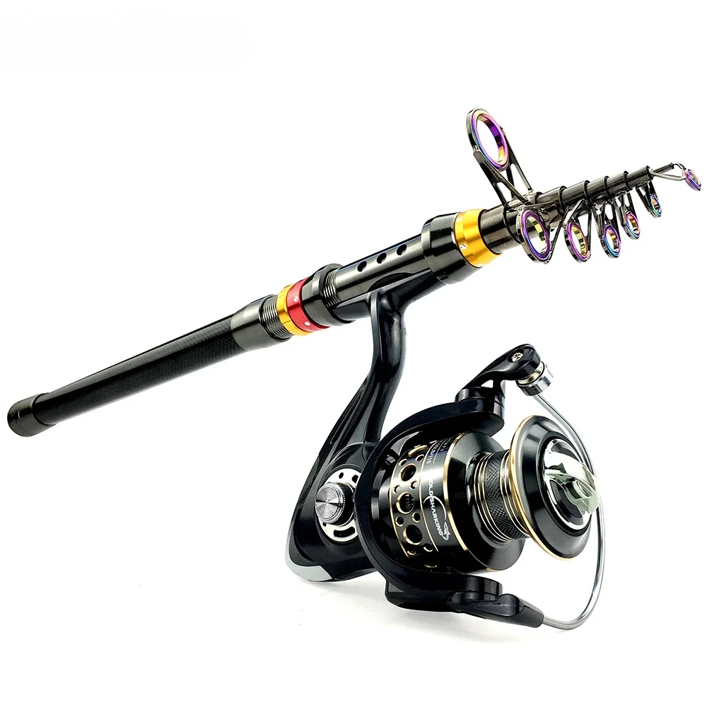 best telescopic fishing rod and reel combo for saltwater fishing Tripquips Pole Combo, 6.9ft 2Pcs Rods Set, Collapsible Rods, 2PCS Spinning Set with Carrier Bag Freshwater Fishing Reel Combos Kits(Blue and Purple) : Sports HA 3000 Fishing Reel With CNC Machine Cut Collapsible Handle PLUSINNO Fishing Pole, Fishing Rod