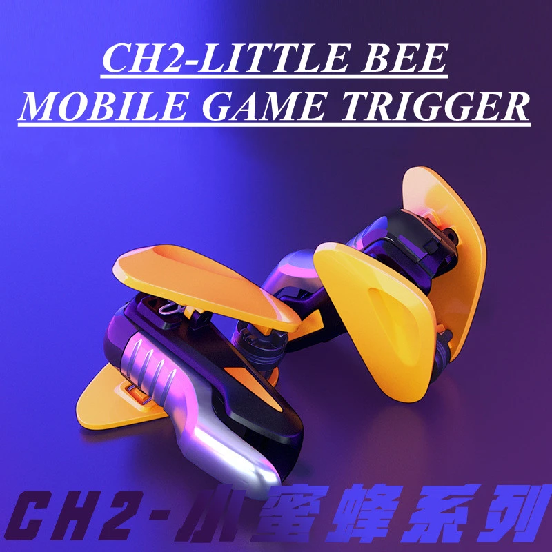 CH2 Mobile Gaming Controller for PUBG Aim Shotting Game Trigger L1R1 Alloy Key Button for Android IPhone Phone Gamepad Joysticks