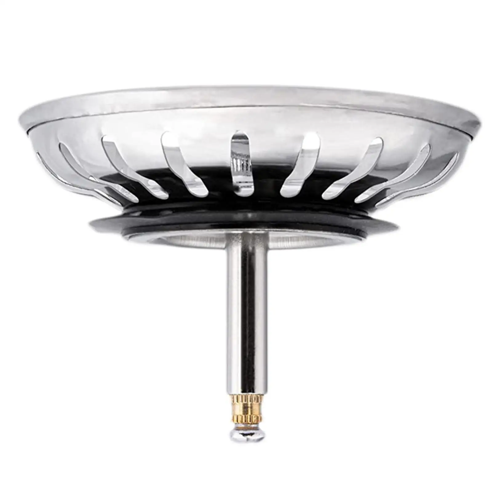 Description Picture 3 of itemStainless Steel Replacement Strainer 79mm 82mm Kitchen Sink Waste Leach Plug Basin Stopper Strainer Water Drainer Filter Ba N4V3