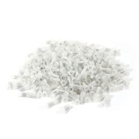 300 Pcs CE-1 Closed End Wire Connectors 22-18 Gauge Crimp Caps White 1