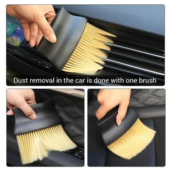 1 PCs Car Air Outlet Cleaning Brush Dashboard Air Conditioner Detailing Dust Sweeping Tools Auto Interior Duster Brushes Home