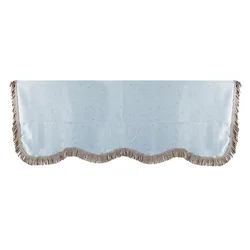 Elegant Gold Velvet Piano Dust Cover with Tassel Trim - 88 - Key Half Draped Design (Blue)