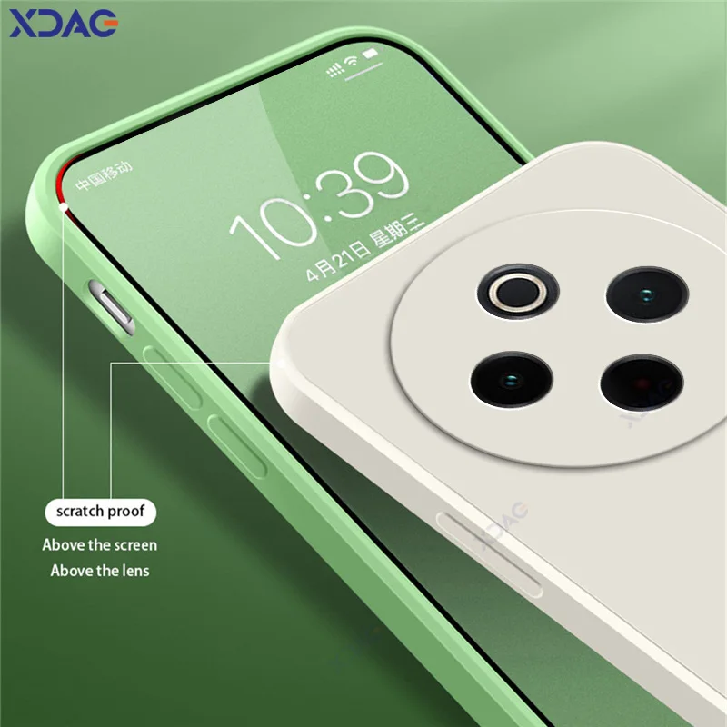 Upgraded Liquid Soft Anti-Scratch Microfiber Lining Phone Cover