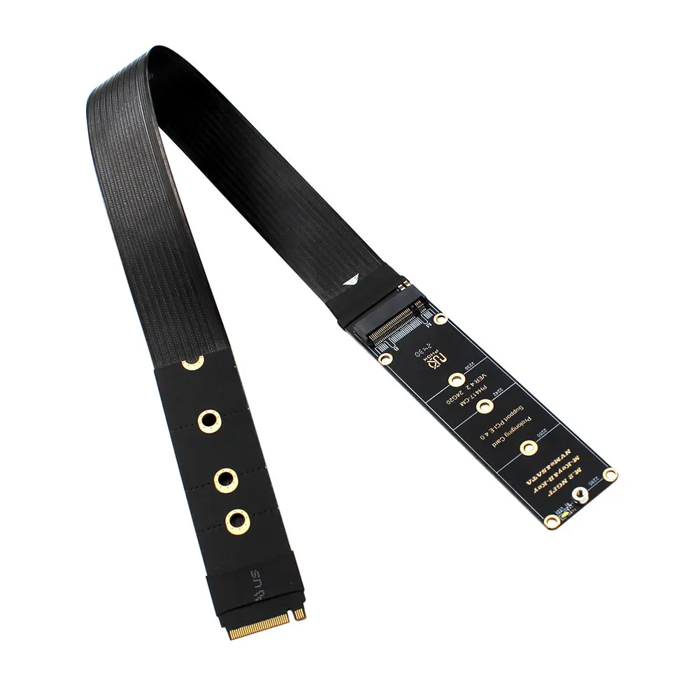 M.2 NVME NGFF M-Key SSD Extension Cable Support PCle4.0 M.2 NVME Extender Solid Drive Riser Card for M.2 2230 2242 2260 2280 SSD