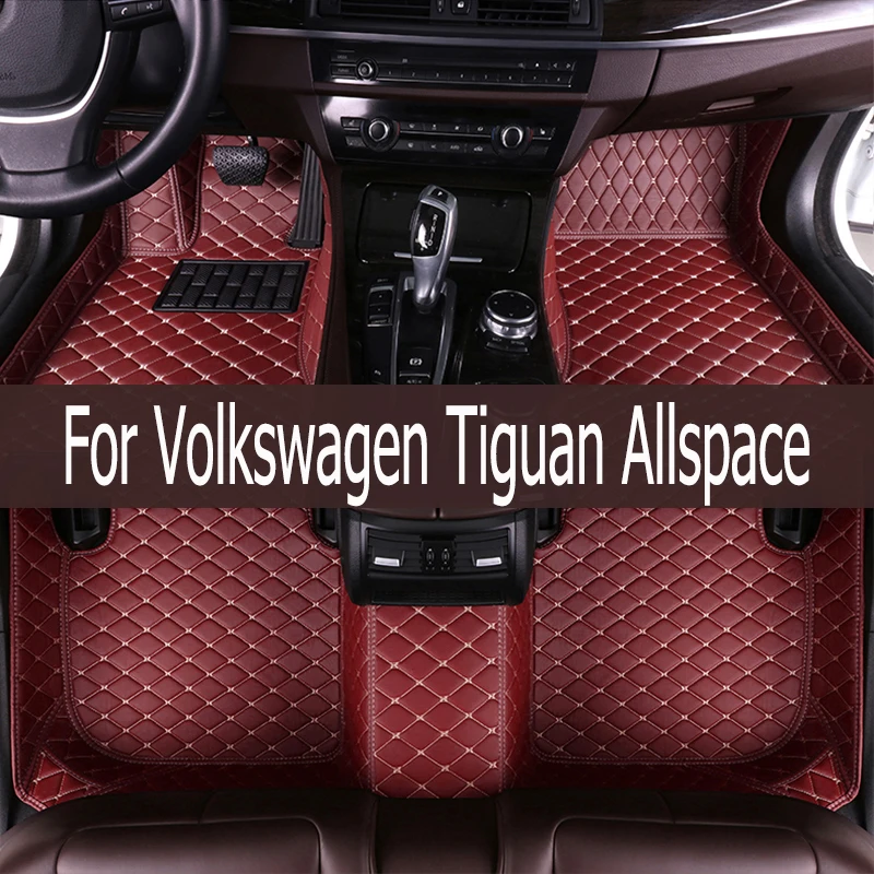 

Floor Mats For Volkswagen Tiguan Allspace AD BW 2017~2022 Waterproof Carpet Car Floor Mat Tapis Voiture Car Accessories Interior