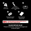 Car Windshield Repair Kit DIY Glue Quick Fix Car Glass Crack Repair Agent Chips Cracks Combined Repair for All Types of Glass 4