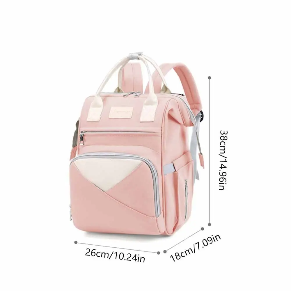 Nylon Mommy Bag Large Capacity Multifunctional Diaper Bag Backpack Waterproof Insulated Pockets Maternity Travel Bag Women