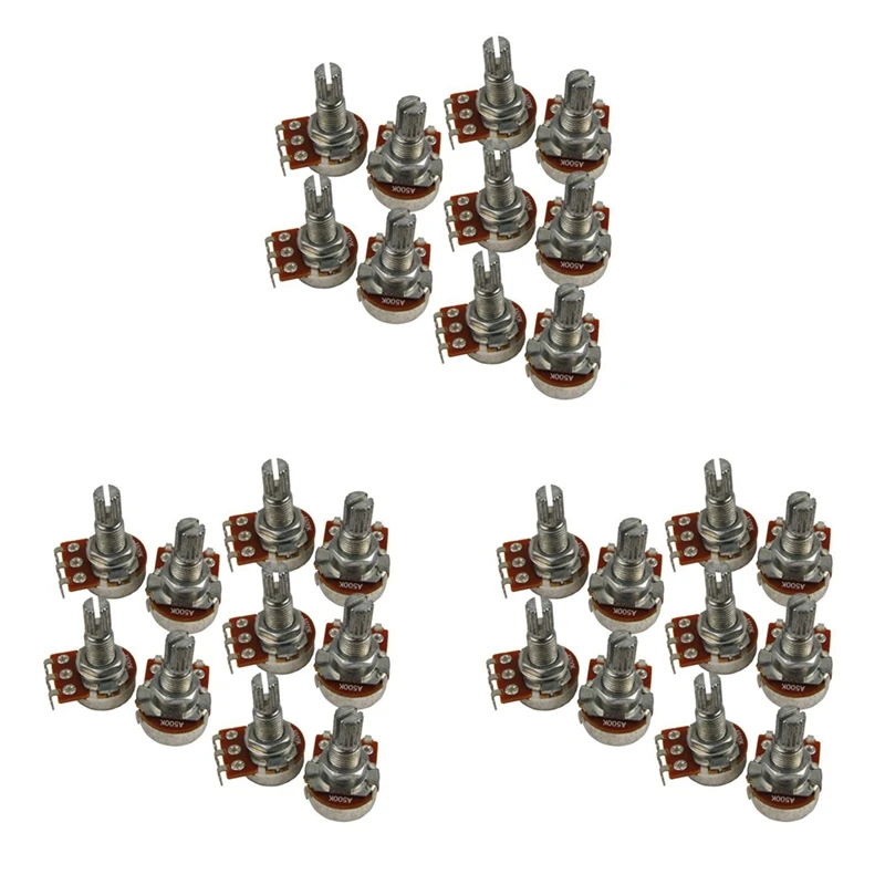 

Guitar Small Size Pots A500K Potentiometers For Guitar Bass Parts (Pack Of 30)