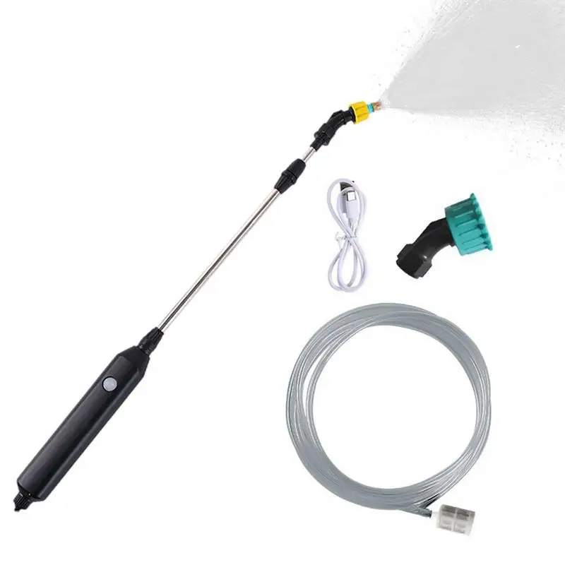 

Garden Sprayer USB Rechargeable Plant Sprayer With 2M Hose Portable Lawn Watering Tools With Non Slip Handle Automobile Sprayer